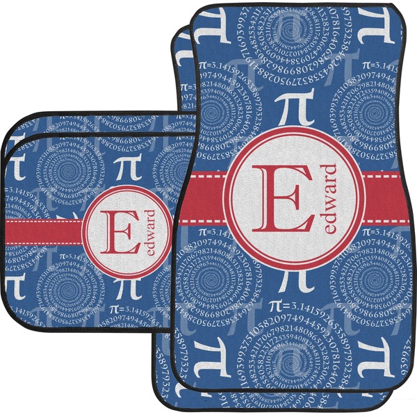 Custom PI Car Floor Mats Set - 2 Front & 2 Back (Personalized)