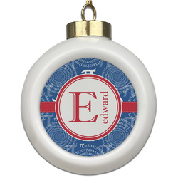 PI Ceramic Ball Ornament (Personalized)