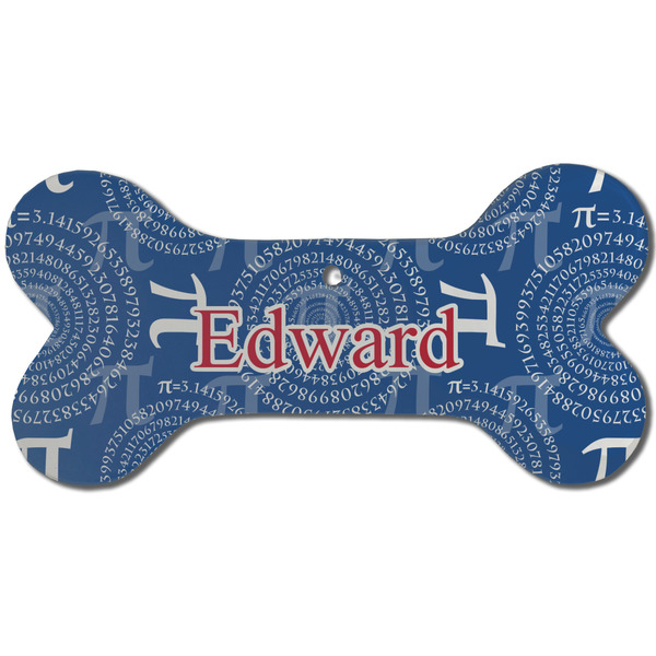 PI Ceramic Flat Ornament - Bone Front