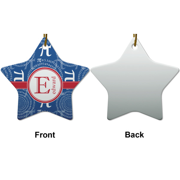 PI Ceramic Flat Ornament - Star Front & Back (APPROVAL)