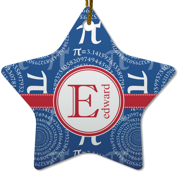 PI Ceramic Flat Ornament - Star (Front)