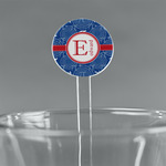 PI 7" Round Plastic Stir Sticks - Clear (Personalized)