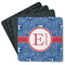 PI Square Rubber Backed Coasters - Set of 4 (Personalized)