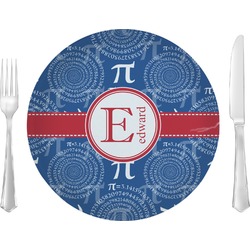 PI 10" Glass Lunch / Dinner Plates - Single or Set (Personalized)