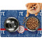 PI Dog Food Mat - Small w/ Name and Initial