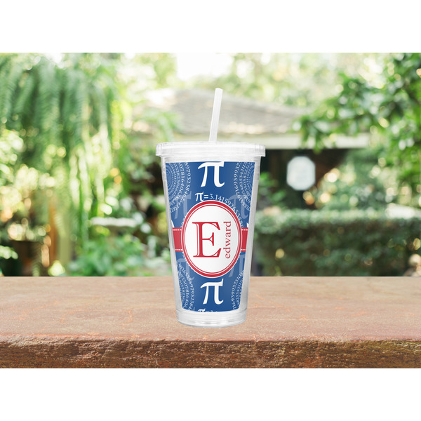 PI Double Wall Tumbler with Straw Lifestyle