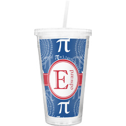 PI Double Wall Tumbler with Straw (Personalized)