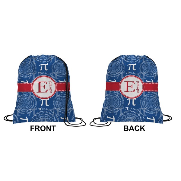 PI Drawstring Backpack Front & Back Small