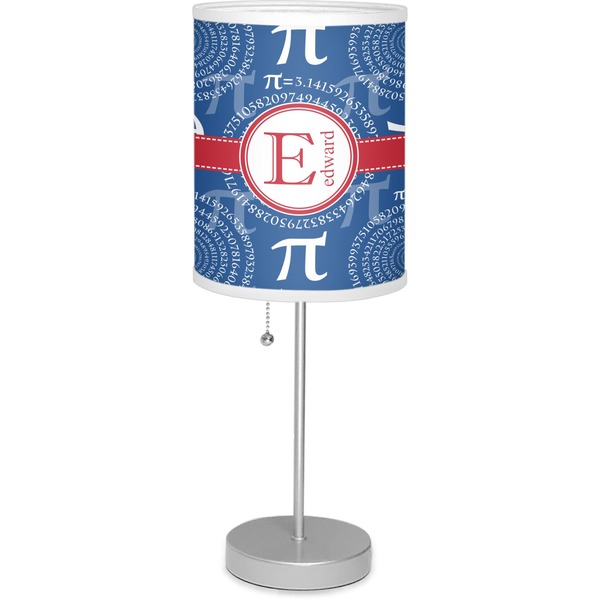 Custom PI 7" Drum Lamp with Shade (Personalized)