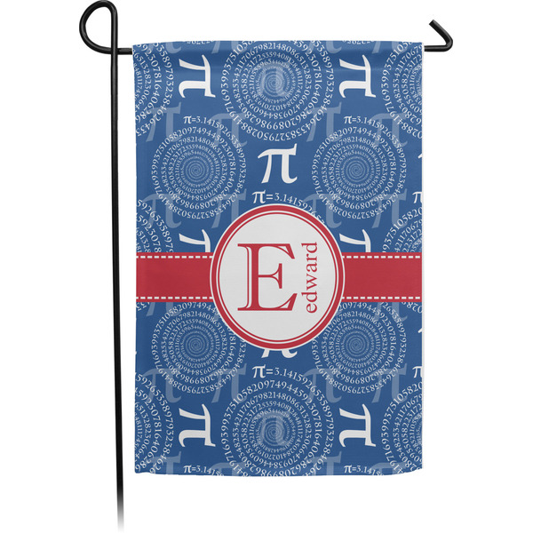Custom PI Small Garden Flag - Single Sided w/ Name and Initial
