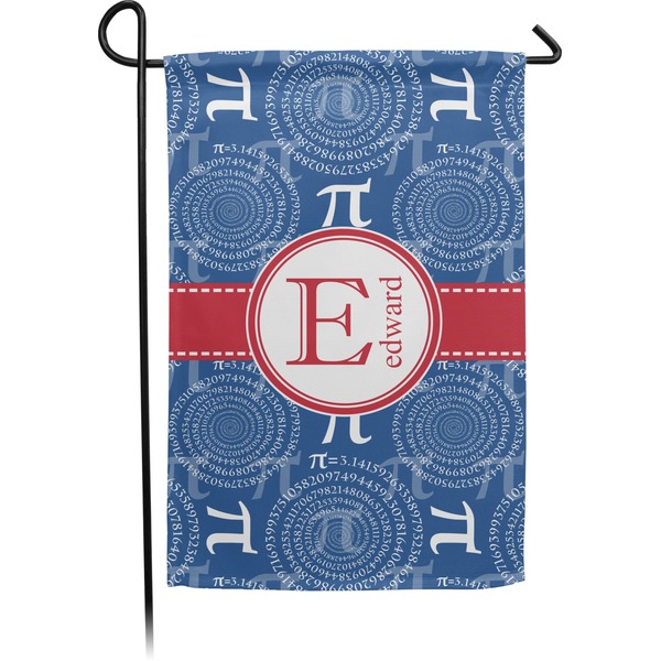 Custom PI Small Garden Flag - Double Sided w/ Name and Initial