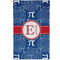 PI Golf Towel - Poly-Cotton Blend - Small w/ Name and Initial