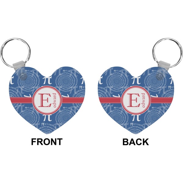 PI Heart Keychain (Front + Back)