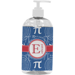 PI Plastic Soap / Lotion Dispenser (16 oz - Large - White) (Personalized)