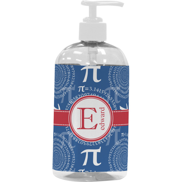 Custom PI Plastic Soap / Lotion Dispenser (16 oz - Large - White) (Personalized)