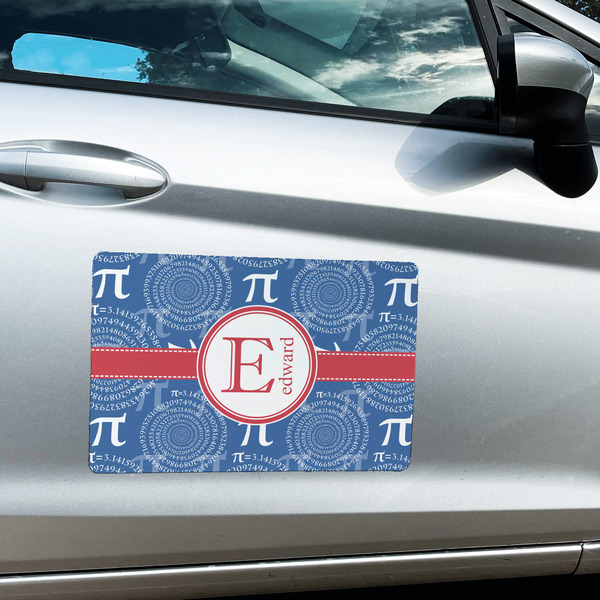 PI Large Rectangle Car Magnets- In Context