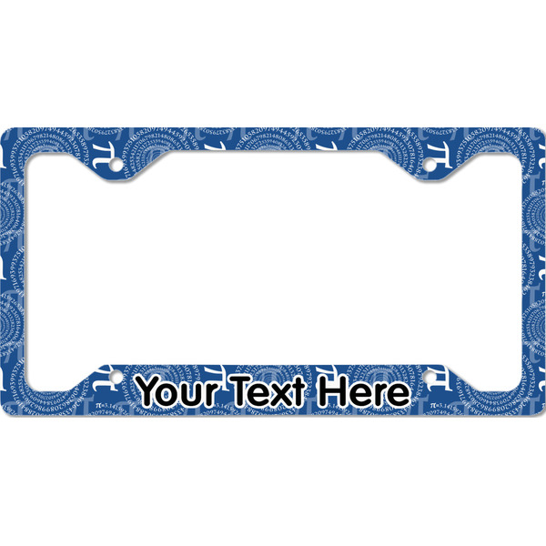 Custom PI License Plate Frame - Style C (Personalized)