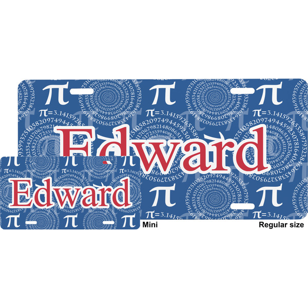 PI License Plate (Sizes)