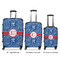PI Luggage Bags all sizes - With Handle