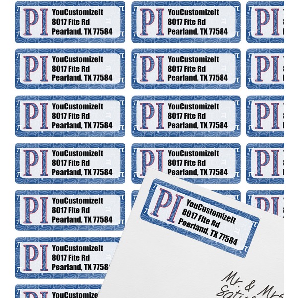 PI Mailing Label on Envelope - Multiple Labels