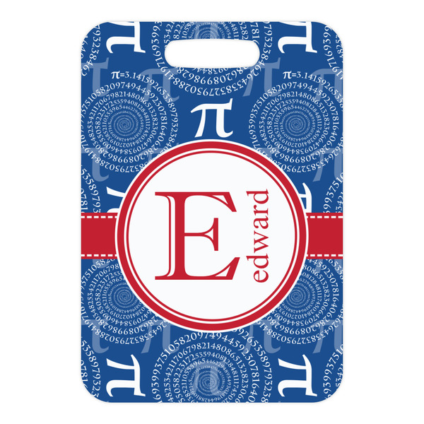 PI Metal Luggage Tag - Front Without Strap