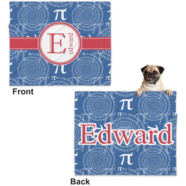 PI Microfleece Dog Blanket - Large- Front & Back