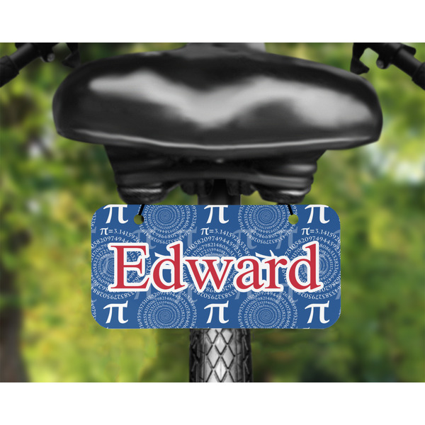 PI Mini License Plate on Bicycle - LIFESTYLE Two holes