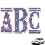 PI Monogram Car Decal (Personalized)
