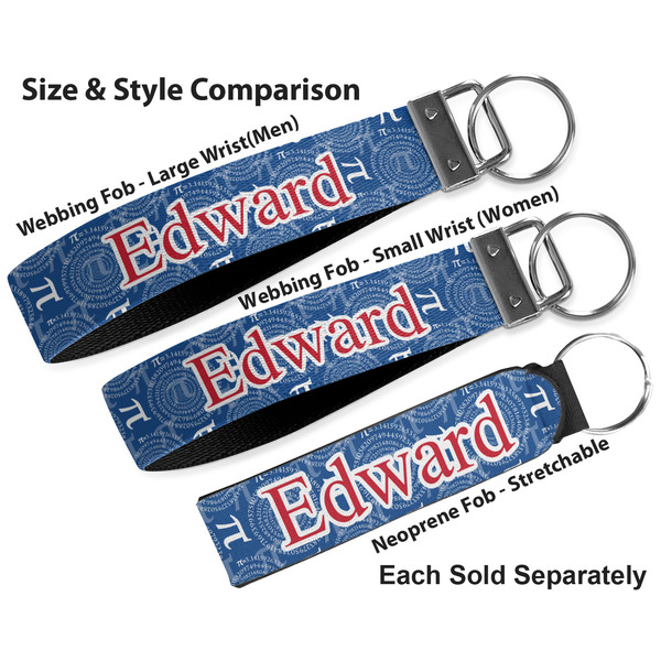 PI Multiple Key Ring comparison sizes