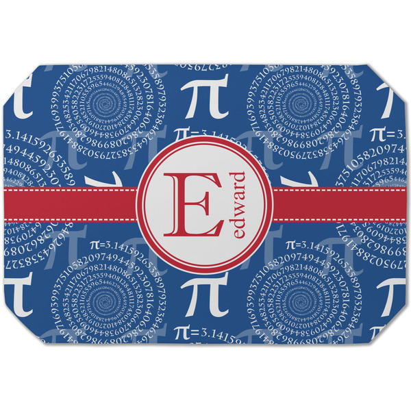 Custom PI Dining Table Mat - Octagon (Single-Sided) w/ Name and Initial