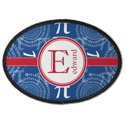 PI Iron On Oval Patch w/ Name and Initial