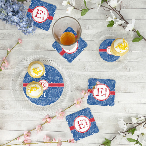 PI Paper Coasters - In Context