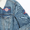 PI Patches Lifestyle Jean Jacket Detail