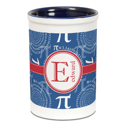 PI Ceramic Pencil Holders - Blue