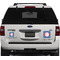 PI Personalized Square Car Magnets on Ford Explorer