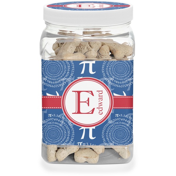 Custom PI Dog Treat Jar (Personalized)