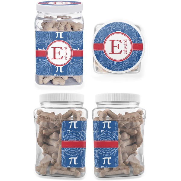 PI Pet Treat Jar - Multiple Angles