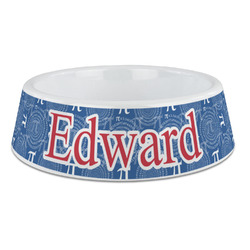 PI Plastic Dog Bowl - Large (Personalized)