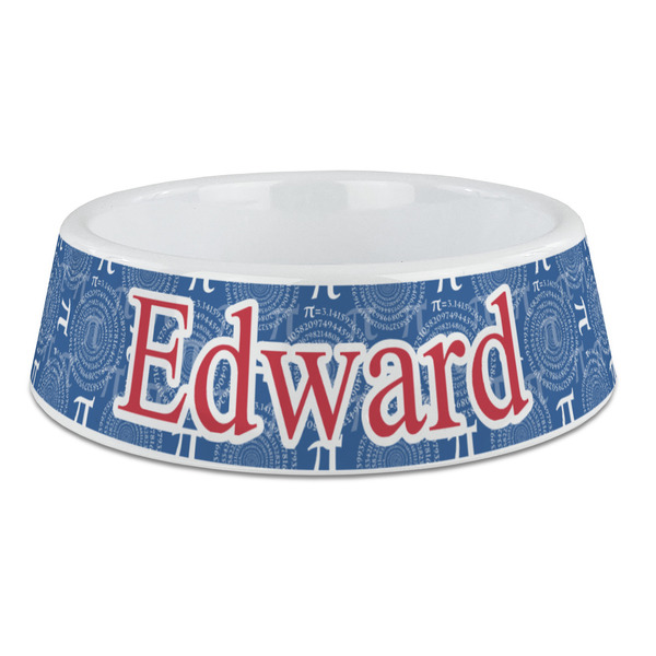 Custom PI Plastic Dog Bowl - Large (Personalized)