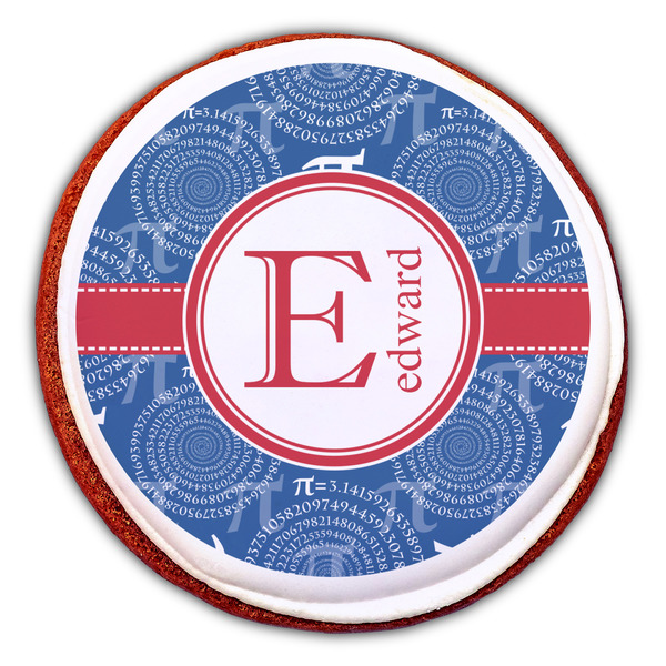 PI Printed Icing Circle - Large - On Cookie