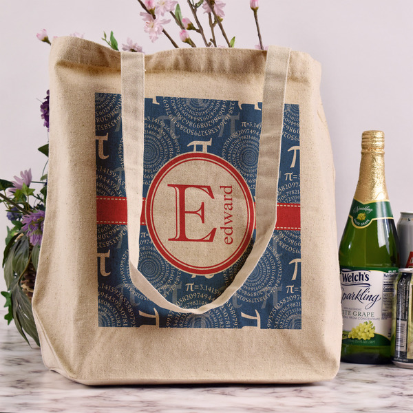 PI Reusable Cotton Grocery Bag - In Context
