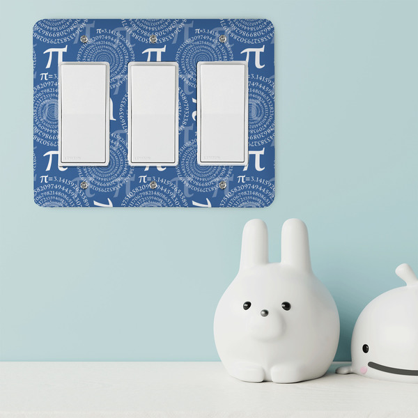 PI Rocker Light Switch Covers - Triple - IN CONTEXT