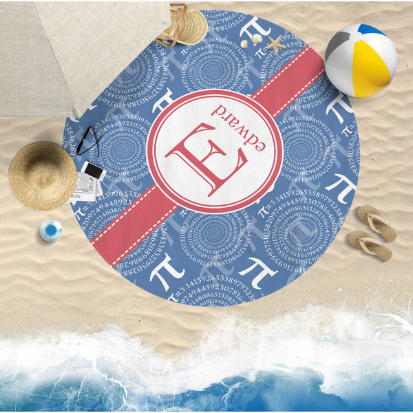 PI Round Beach Towel Lifestyle