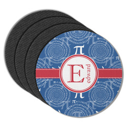 PI Round Rubber Backed Coasters - Set of 4 (Personalized)