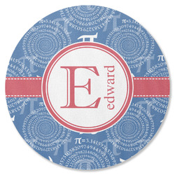 PI Round Rubber Backed Coaster (Personalized)