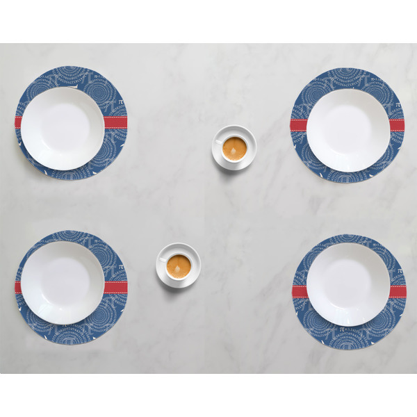 PI Round Linen Placemats - LIFESTYLE (set of 4)
