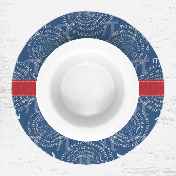 PI Round Linen Placemats - LIFESTYLE (single)