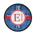 PI Iron On Round Patch w/ Name and Initial