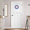 PI Round Wall Decal on Door