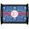 PI Black Wooden Tray - Large (Personalized)